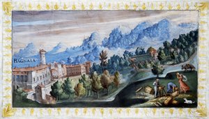 Vista de Bagnaia de Tarquinio Ligustri