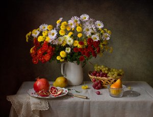 Flores y frutas de otoño de Tatyana Skorokhod