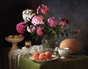Flox y frutas de verano de Tatyana Skorokhod