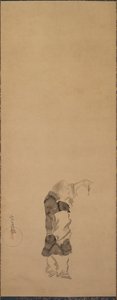 Kenshu, monje con camarón, c. 1600-1640 de Tawaraya Sotatsu