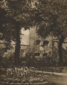 Sitio de la prisión de Marshalsea desde el cementerio de St. Georges, Southwark, c1935
