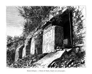 Ruinas toltecas, México, siglo XIX de Taylor