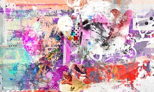 Una clave de diferencia, 2016 (Collage sobre lienzo)