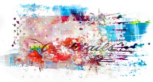 Cócteles, 2016 (Collage sobre lienzo) de Teis Albers