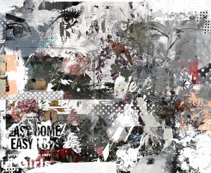 Easy Come Easy Go, 2017 (Collage sobre lienzo) de Teis Albers