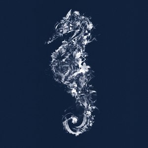 Floralseahorse, 2019 (técnica mixta sobre lienzo)