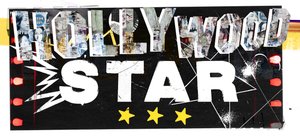 Hollywood Star, 2015 (Collage sobre lienzo)
