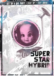 Super Star Hybrid, 2016 (Collage sobre lienzo)