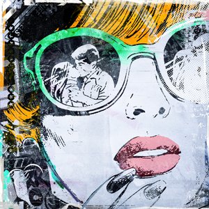 Lo que pasó, 2015 (Collage sobre lienzo) de Teis Albers