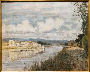 Frontera del Arno de Telemaco Signorini