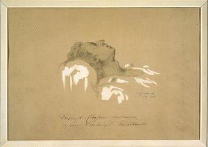 Frederic Chopin (1810-1849) en su lecho de muerte par Kwiatkowski, Teofil (1809-1891). Tinta, gouache, grafito sobre papel de Teofil Kwiatkowski