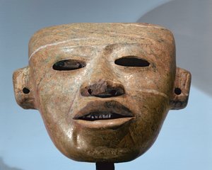 Máscara funeraria, Tierras Altas Centrales, México, c.250-550 de Teotihuacan