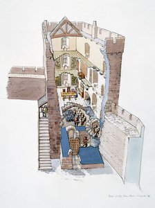 Castillo de Etal, siglo XIV, c. 1990-2010 de Terry Ball