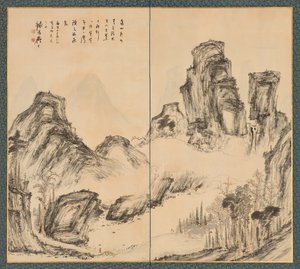 Paisaje de Tessai Tomioka
