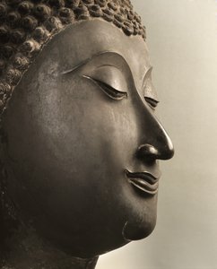Cabeza de Buda, período Sukhothai
