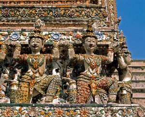 Cariatides del templo Wat Arun