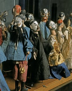 ARTE TAILANDÉS: Marionetas de los Personajes del Ramayana. Estilo Bangkok de Thai School