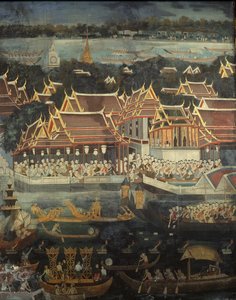 El festival Loy Krathong, 1864 de Thai School