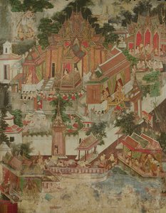 Vessantara Jataka, Wat Suwannaram, Thonburi, 1831 de Thai School