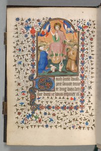 Libro de Horas (Uso de París): Fol. 204v, Juicio Final de The Bedford Master