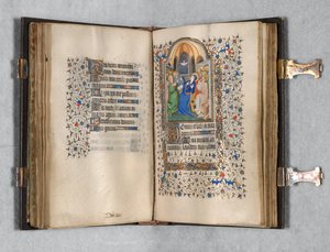 Libro de Horas Uso de París: Fol. 108r, Pentecostés, c. 1420
