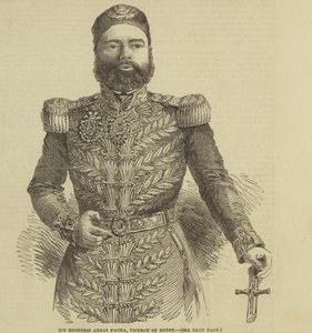 Su Alteza Abbas Pacha, Virrey de Egipto ILN-1852-0327-0001 de The Illustrated London News
