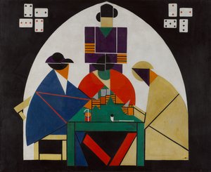 Los Jugadores de Cartas de Theo van Doesburg