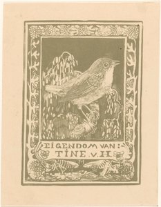 Ex libris de Tine van Hoytema de Theo van Hoytema