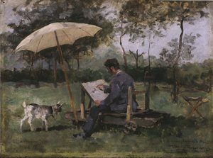 Armand Heins Pintura (óleo sobre tabla)