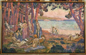 Bañistas junto al Mar, 1907-08
