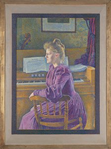 Maria Sèthe al armonio de Théo van Rysselberghe