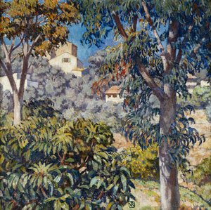 Paisaje del Midi, c.1920-1922 de Théo van Rysselberghe
