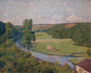 El valle de Samber de Théo van Rysselberghe