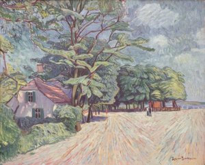 Paisaje primaveral de Theo von Brockhusen