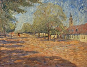 Calle del pueblo de Märkisch de Theo von Brockhusen