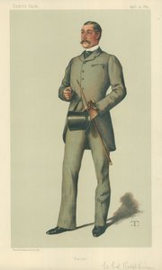 Teniente Coronel Ralph Vivian, Ralph, 21 de abril de 1883, caricatura de Vanity Fair de Theobald Chartran