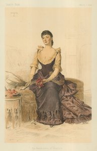 La marquesa de Tweeddale, 1 de marzo de 1884, caricatura de Vanity Fair