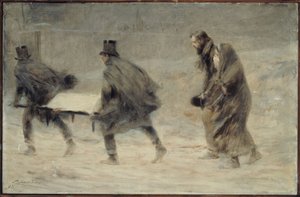 El funeral de Theobald Chartran