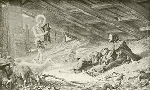 La visión de San Francisco (grabado) de Theobald Chartran