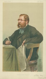 William Henry Waddington, Francia en el Congreso, 28 de septiembre de 1878, caricatura de Vanity Fair de Theobald Chartran