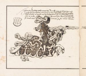 Libro sobre Torneos: Jinete Mirando a la Derecha de Theobald Senefelder