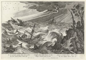 Otoño: tormenta en el mar Las cuatro estaciones (título de la serie)