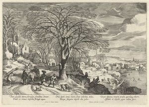 Invierno Las cuatro estaciones (título de la serie) de Theodoor Galle