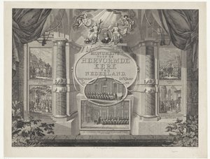 Monumento a la Iglesia Reformada de los Países Bajos, de 1566 Monumento a la Iglesia Reformada de los Países Bajos. Comenzó en el año 1566 (título sobre objeto)