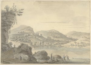 Paisaje fantástico chino de Theodoor Wilkens (possibly)