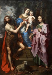 la Virgen con el Niño entre San Juan Bautista y San Juan Evangelista de Theodoor van Loon