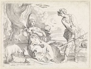 pastor y pastora de Theodoor van Thulden