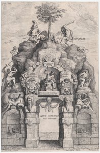 Pompa Introitus...Ferdinand, Austriaci. Amberes, 1635 de Theodoor van Thulden