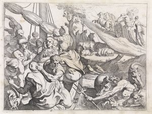 Ganado de Helios Los trabajos de Odiseo (título de la serie) de Theodoor van Thulden