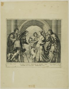 El matrimonio de Maximiliano de Austria con María de Borgoña de Theodoor van Thulden